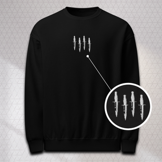 Homage Daggers Down Embroidered Crew neck sweatshirt