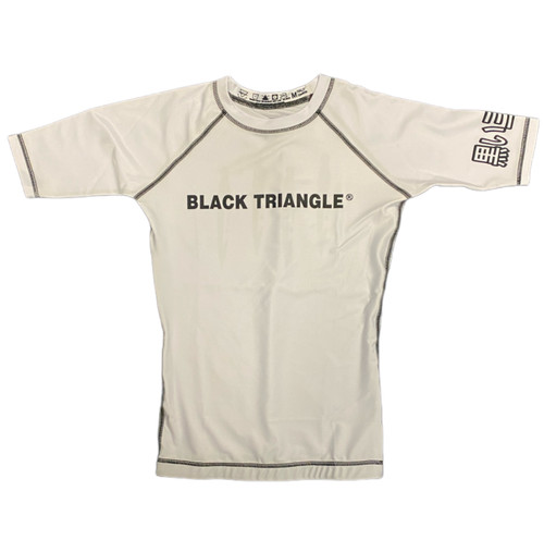 LADIES CUT BLACK TRIANGLE RASH GUARDS