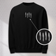 Homage Daggers Down Embroidered Crew neck sweatshirt