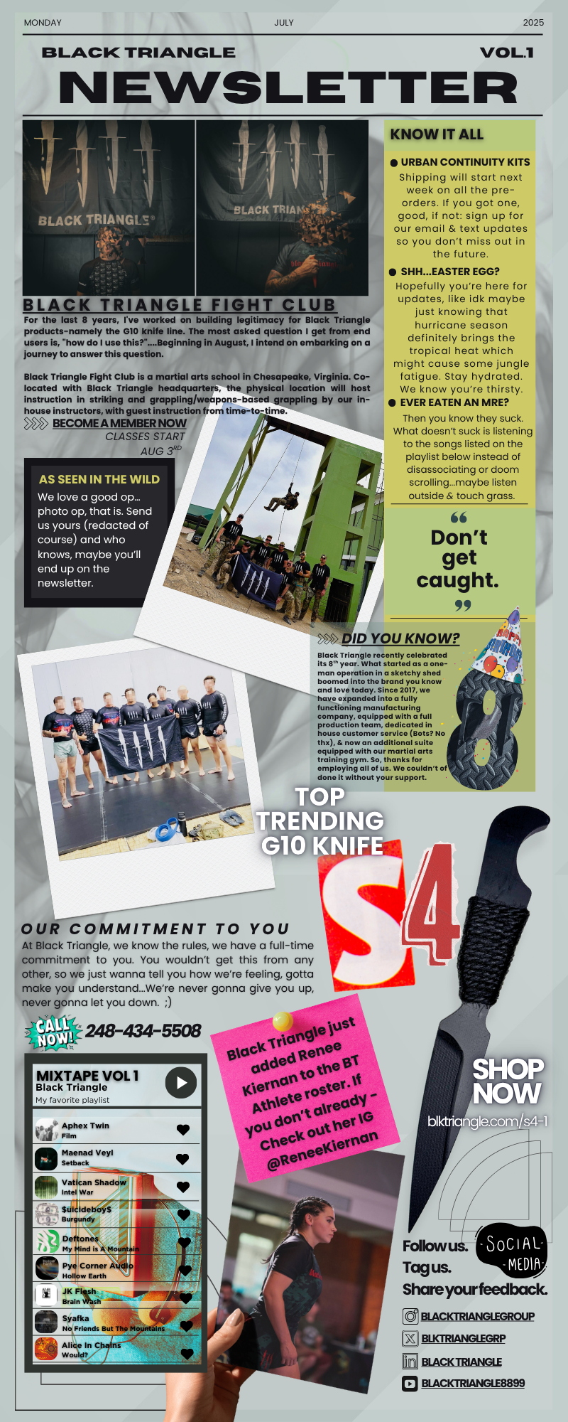 BLACK TRIANGLE NEWSLETTER VOL 1