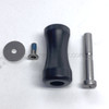 LARGE HANDLE KNOB KIT - side view, disassembled.