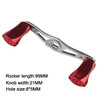 4 BEARING, ALL ALUMINUM HANDLE, RED