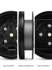 9238 HP DOWNRIGGER SPOOL ASSEMBLY WITH BRAIDED LINE