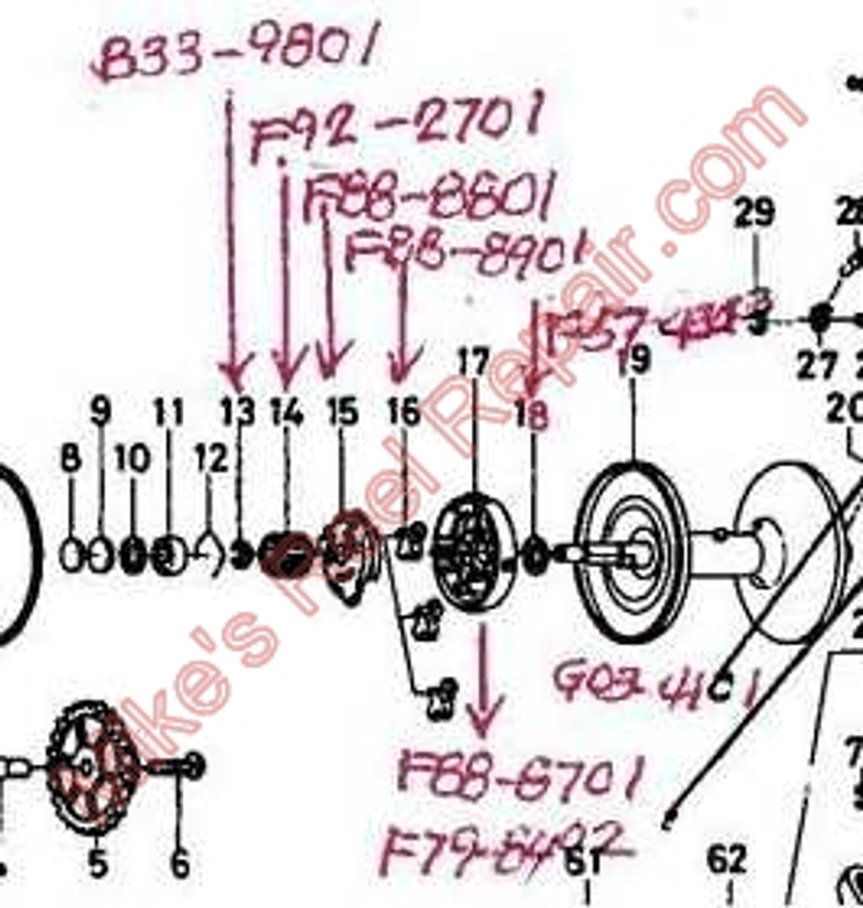 F88-8801 Shield Plt