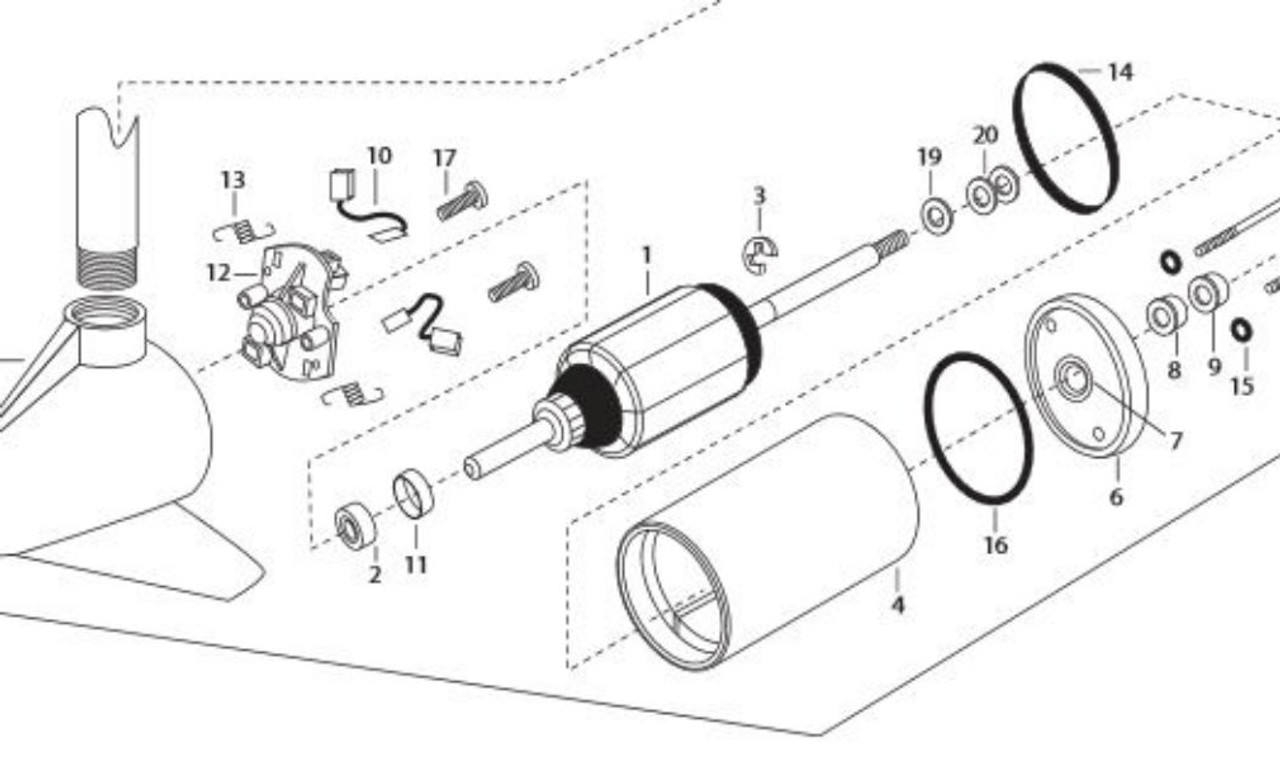 Minn Kota Motor Rebuild Kit For 3 5/8 Motor