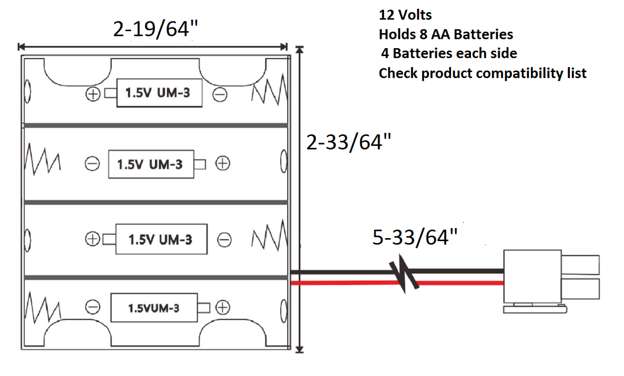 Humminbird Fishin Buddy Battery Pack - 8 'AA' (FB BP2)