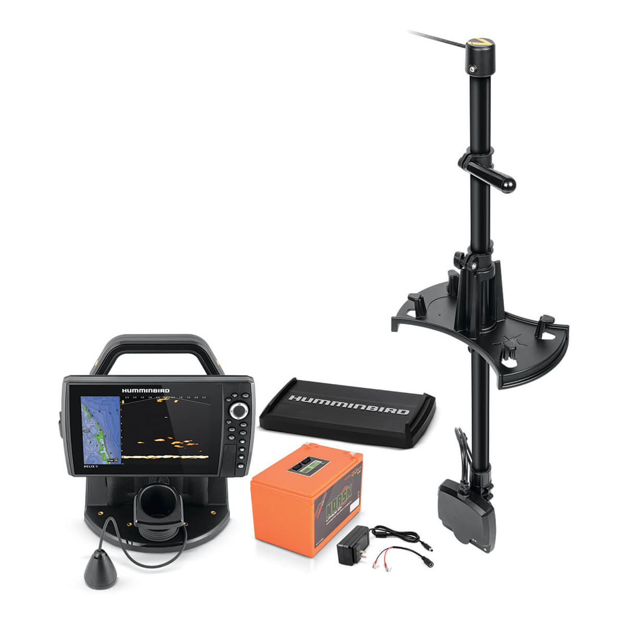 Humminbird ICE HELIX 9 MSI+ GPS G4N MEGA Live Bundle - Mikes Reel