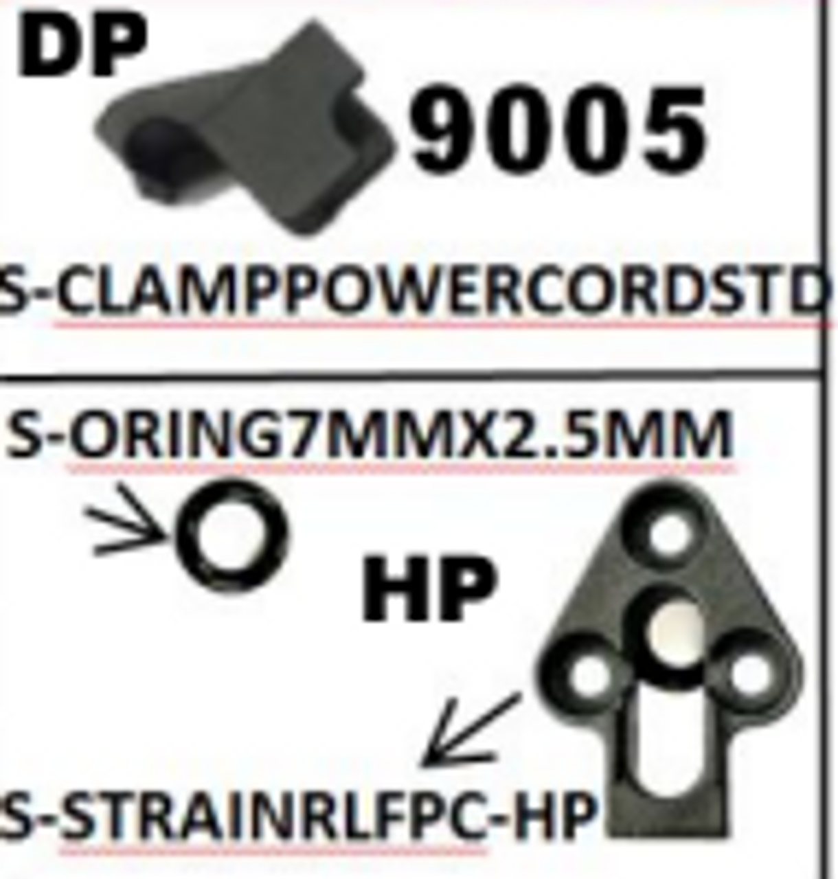 9005 POWER CORD CLAMP, STANDARD ELECTRIC DR