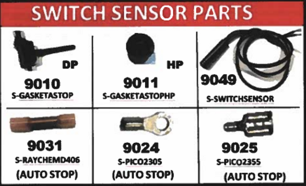 9056 AUTO-STOP SENSOR SWITCH WITH HEAT SHRINK