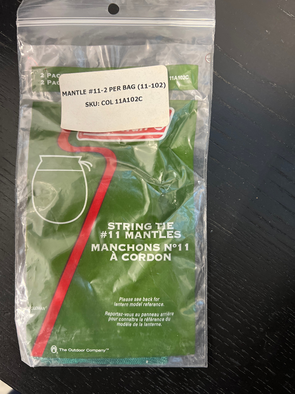 COLEMAN 11A102C STRING TIE #11 MANTLE (2 PK) - 1 LEFT IN STOCK!