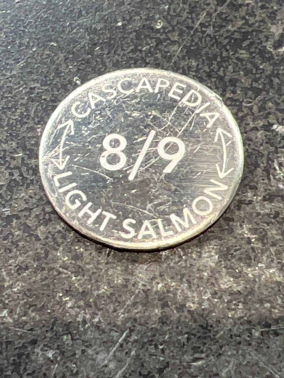 1418889 CASCAPEDIA 8/9 NAME BADGE