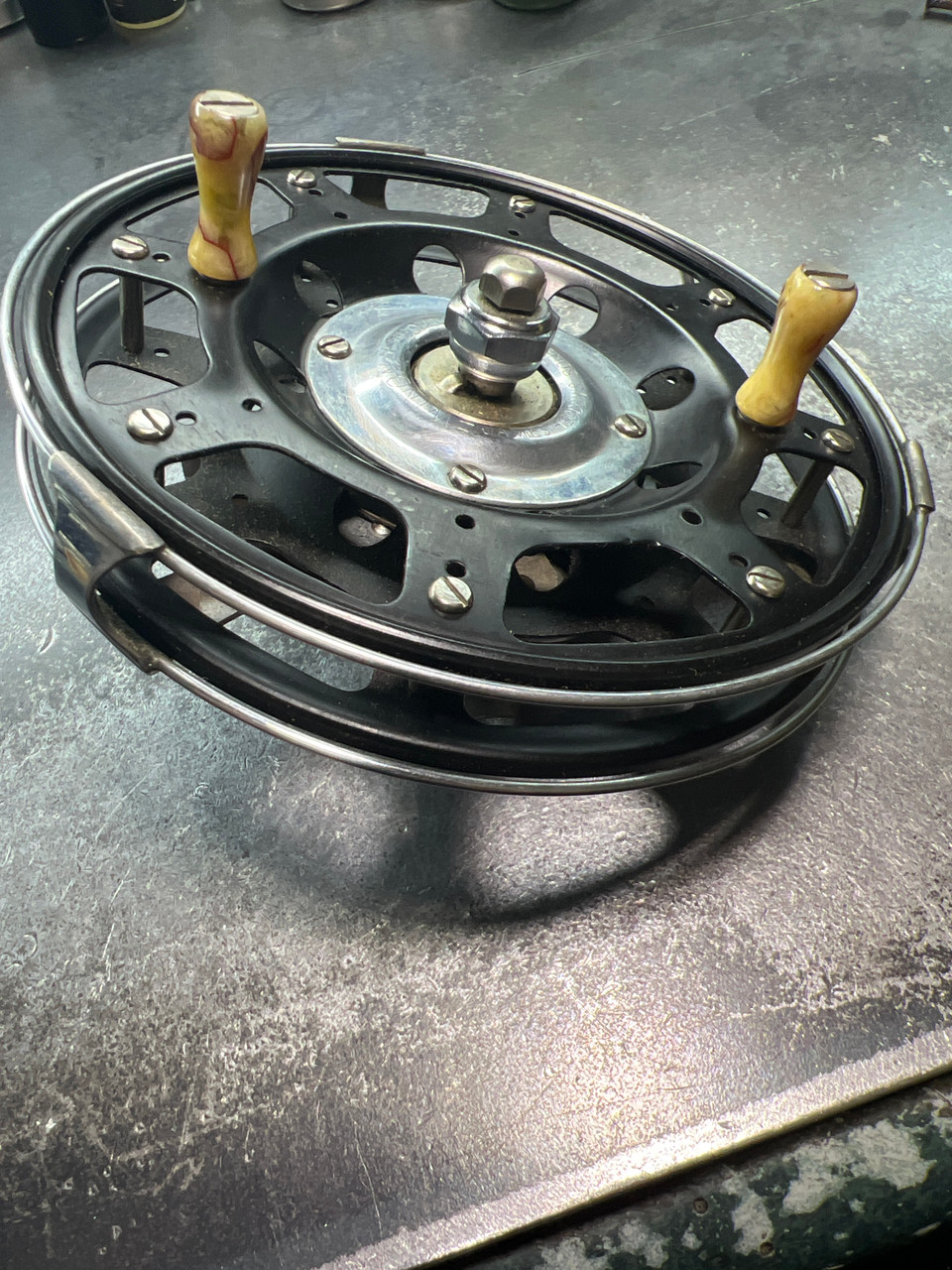 Winona Vintage Heddon-Winona No. 108FF Reel with Original Box