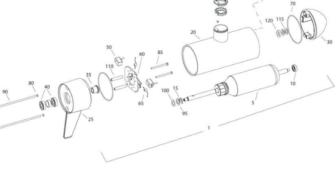 Minn Kota Minn Kota 4" Motor Rebuild Kit Newer Motors Mikes Reel
