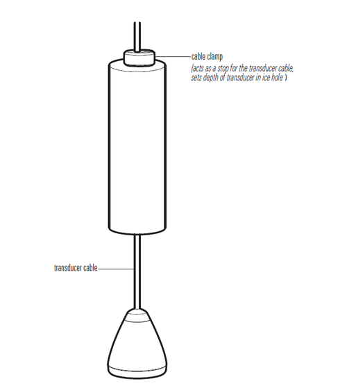 Humminbird XI 9-20 Transducer 710211-1 Drawing