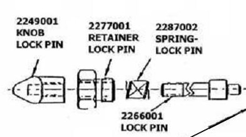 Cannon 2277001 HDW RETAINER RELEASE NUT EXPLODED VIEW