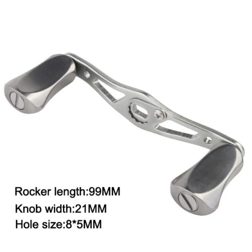 Machined Aluminum 4 Bearing SILVER Handle