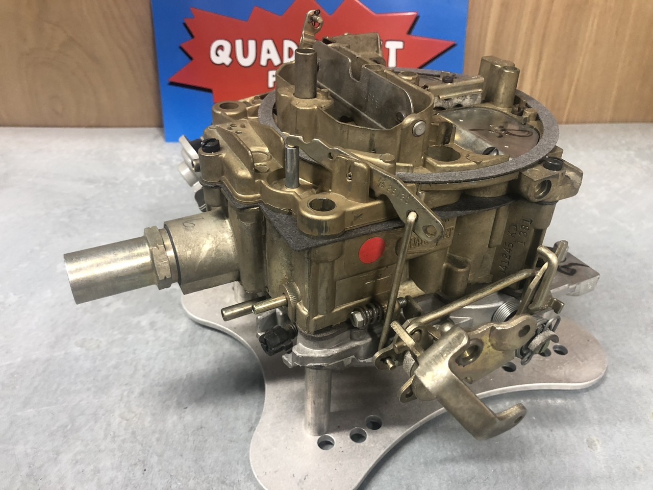 1971 Buick 350 4 speed divorced choke Quadrajet 7041245 NOS