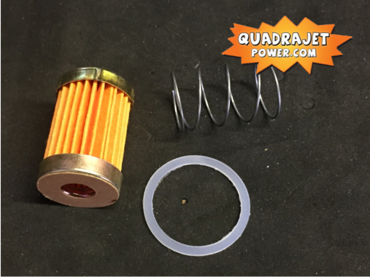 Short Fuel Filter Kit with Spring Gasket and Check Valve 1972 to 89