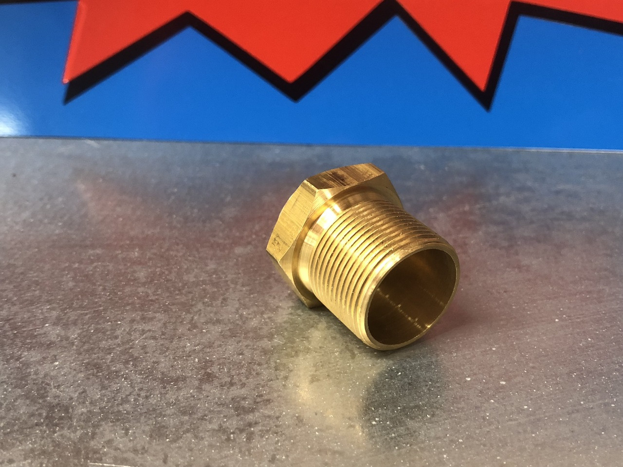 Fuel filter Housing, long threads 7/8x20, New - Quadrajet Power Store