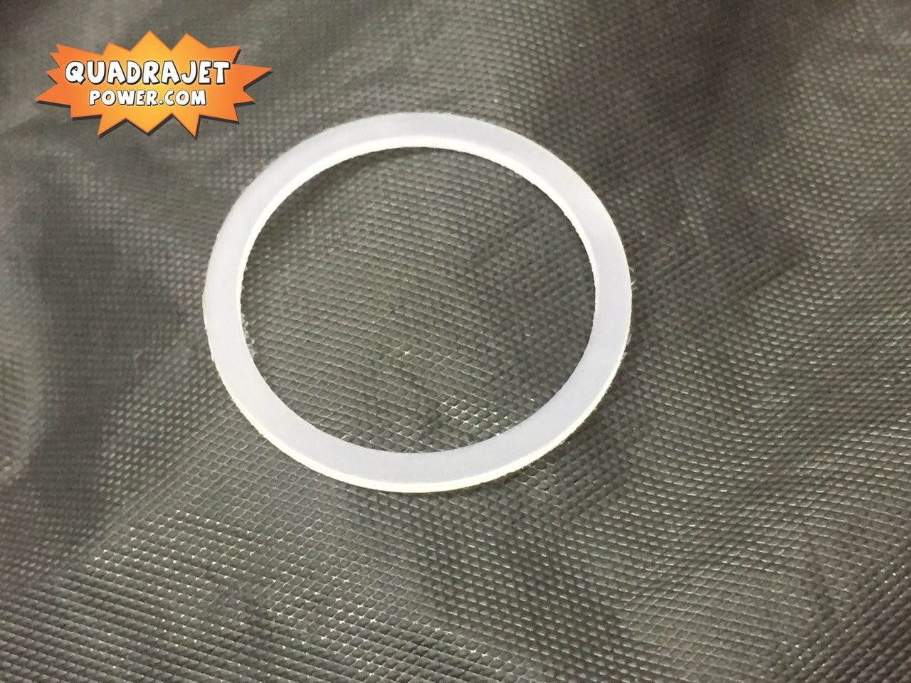 Fuel inlet fitting gasket, 72 and later nylon style - Quadrajet