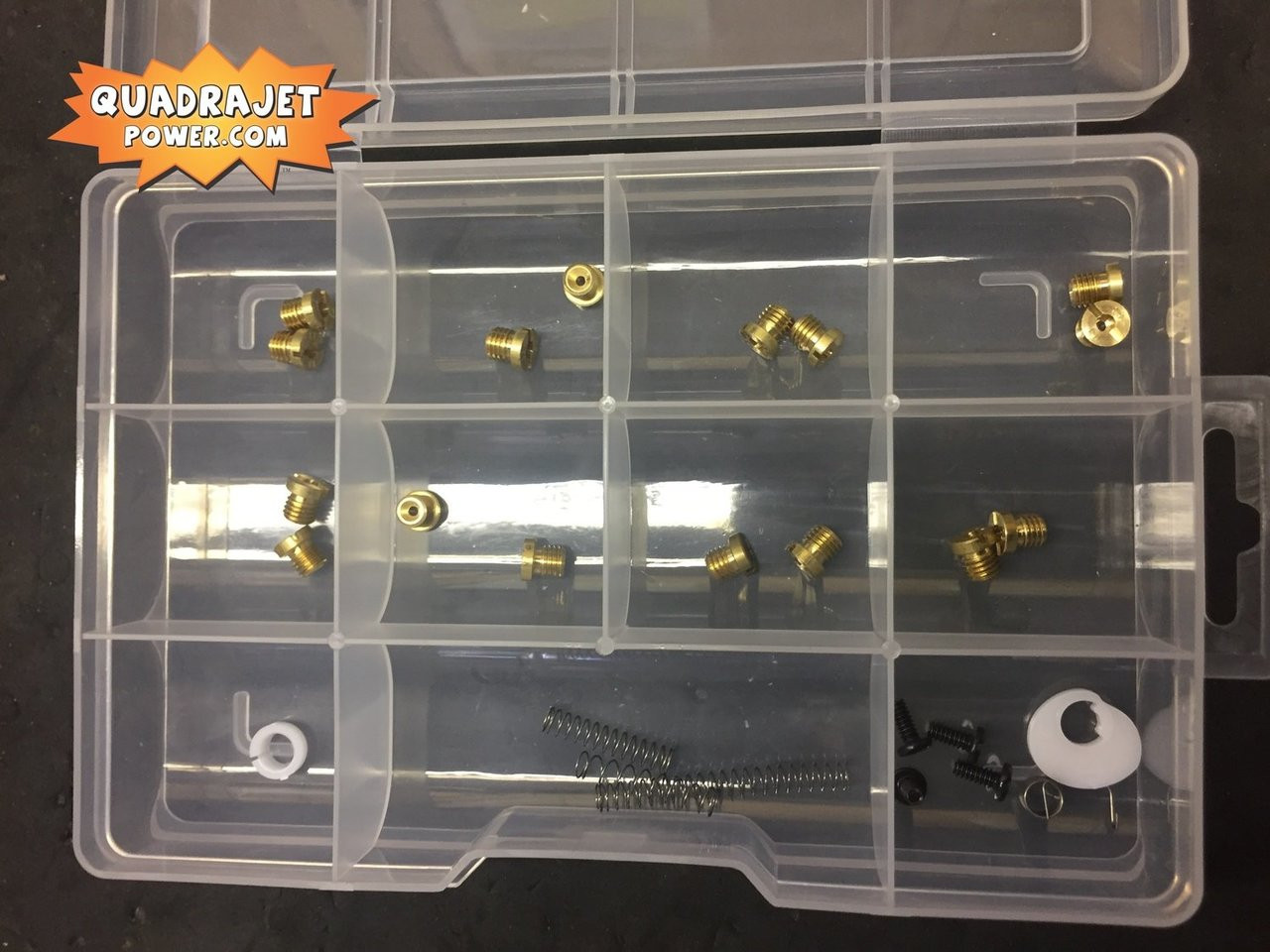 Quadrajet tuning kit.  Jets, springs and more