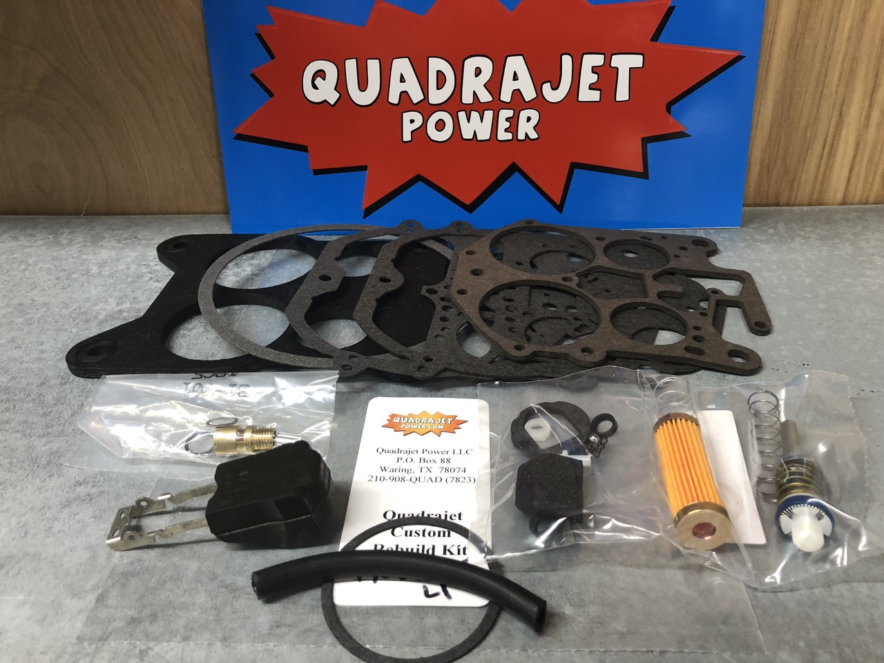 Quadrajet custom rebuild kit