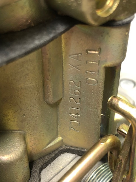 Pontiac 1971 455 divorced choke Quadrajet 7041262 - Quadrajet