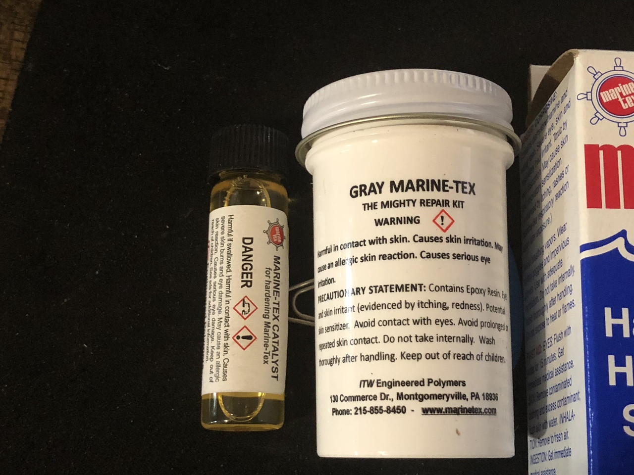 Epoxy, 2 oz Marine Tex 2 part epoxy