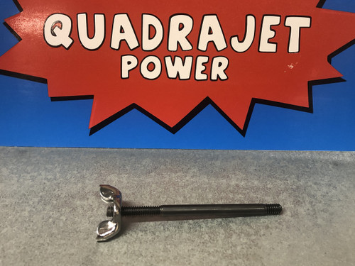 Quadrajet Air Cleaner stud with wing nut, New Quadrajet Air Cleaner stud with wing nut, New