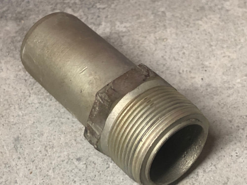 Fuel inlet hose fitting. 3/8 hose. New - Quadrajet Power Store