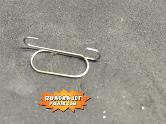 Primary Rod retainer spring. Early style, New - Quadrajet Power Store