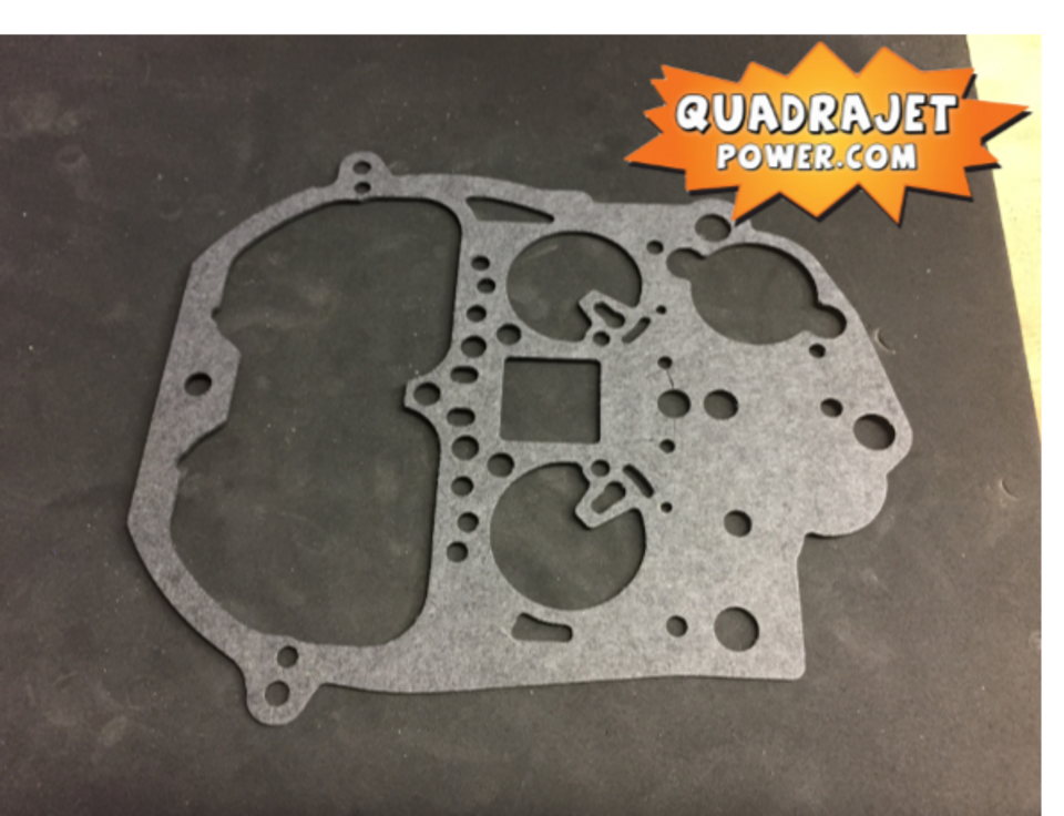 Thick upper air horn gasket 1234 Quadrajet Power Store