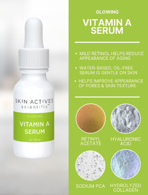 Vitamin a clearance for skin