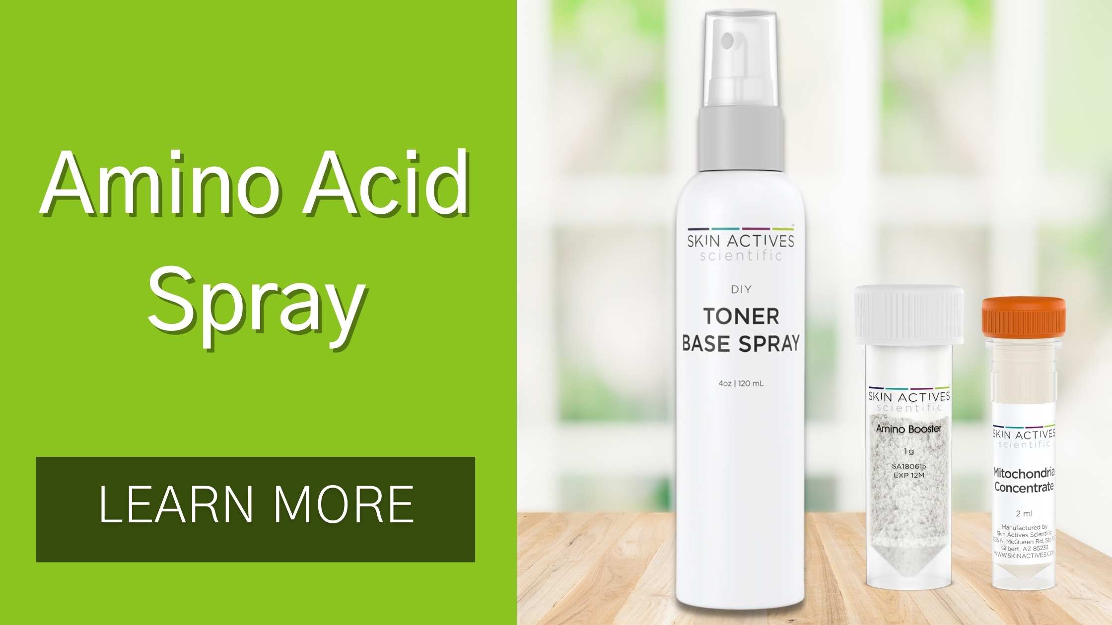 Amino Facial Spray Recipe