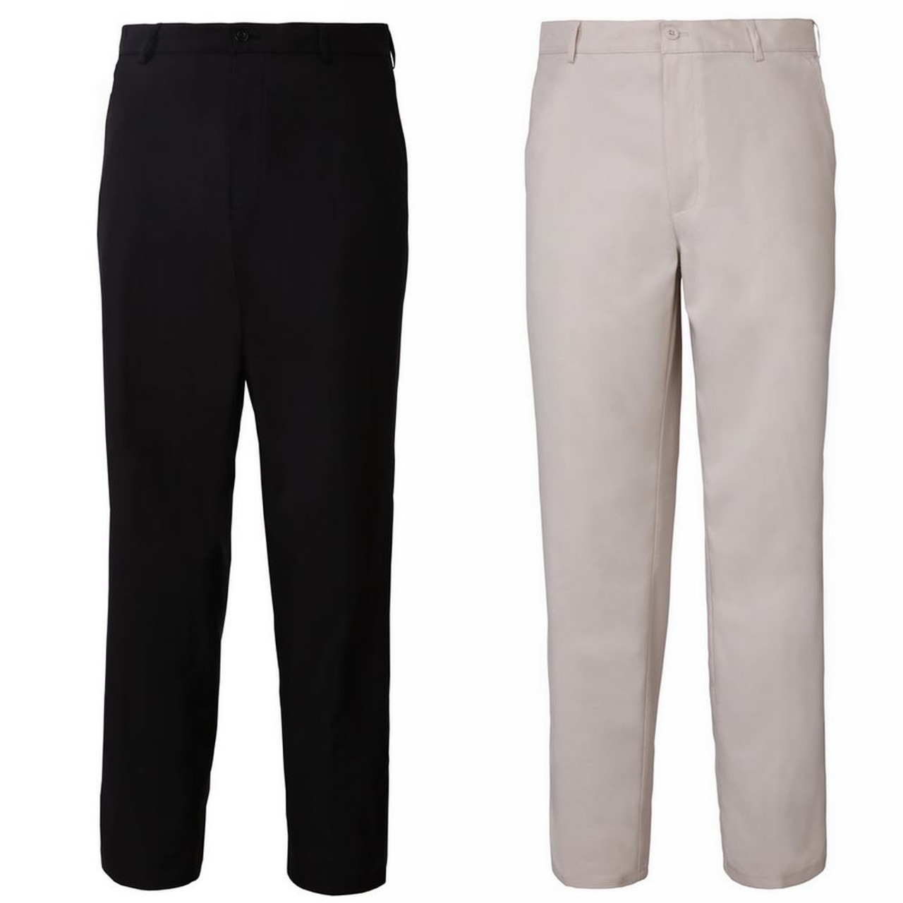 Woodworm Golf 2 Pack Mens Golf Trousers, 1 Black and 1 Beige - Woodworm.tv