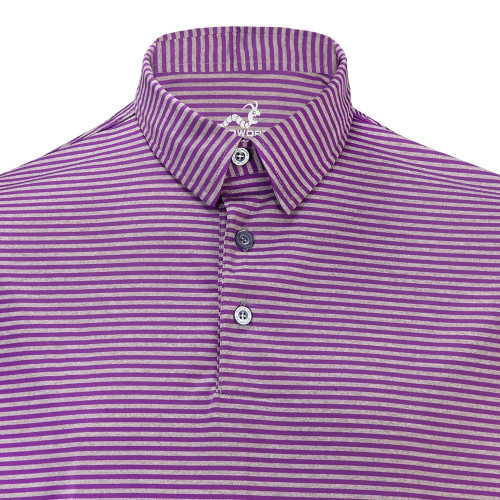 Woodworm Golf Feeder Stripe Polo Shirt 3 Pack - Mens