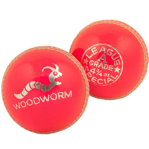 6 x Woodworm Junior Special 4 3/4oz Cricket Balls