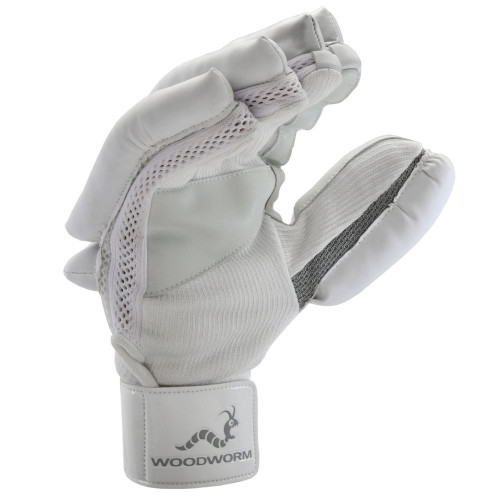 Woodworm Cricket Wand Flame Junior Right Hand Batting Gloves