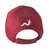 Woodworm Cricket Plain Cotton Cap Maroon