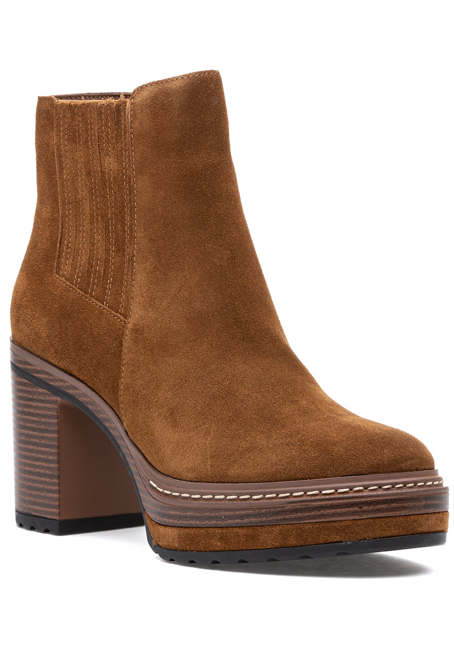 Steve madden lucca cognac on sale suede