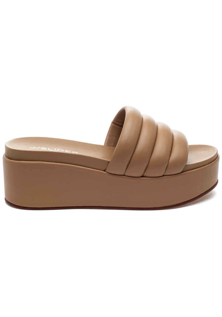 J/Slides Quirky Sandal Nude Leather