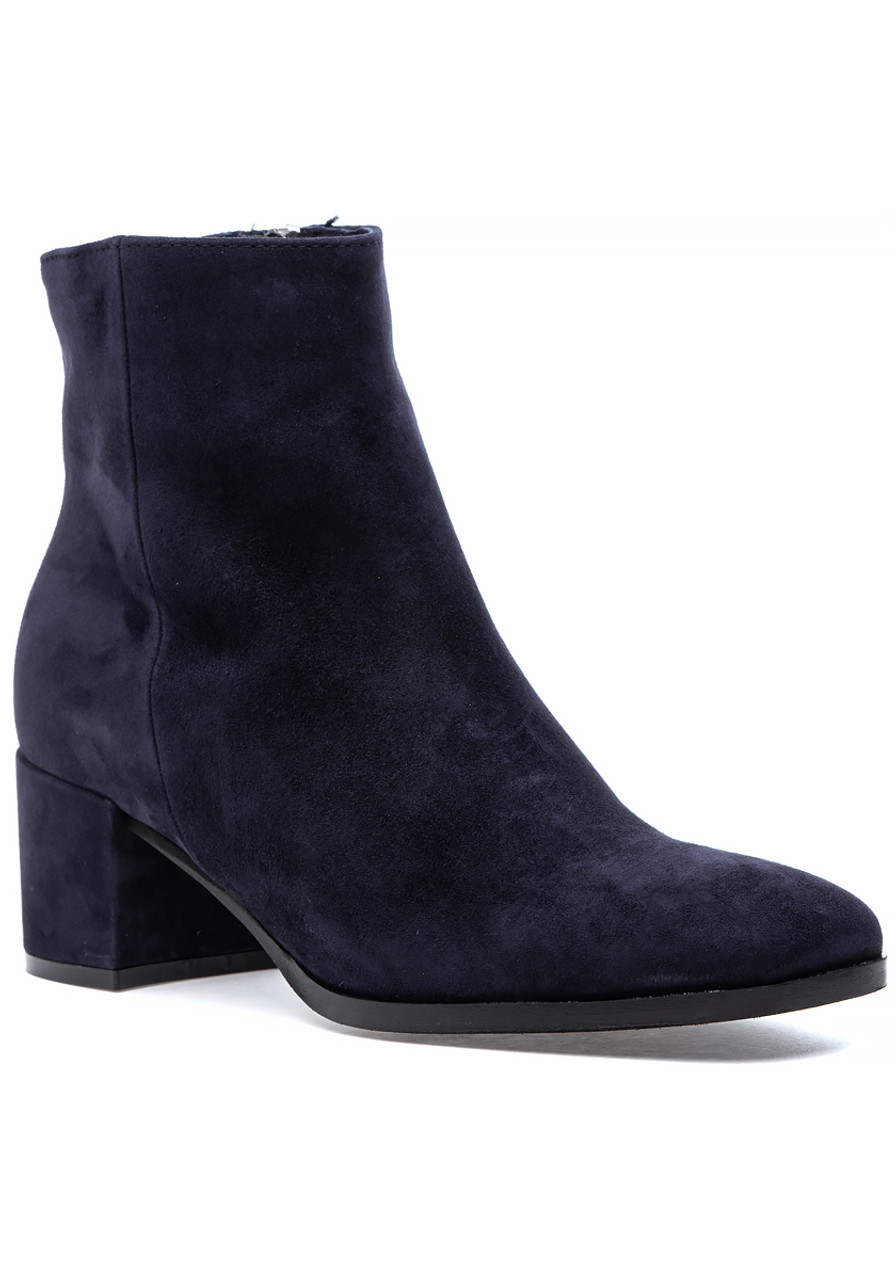 275 Central Lilian Boot Navy Suede