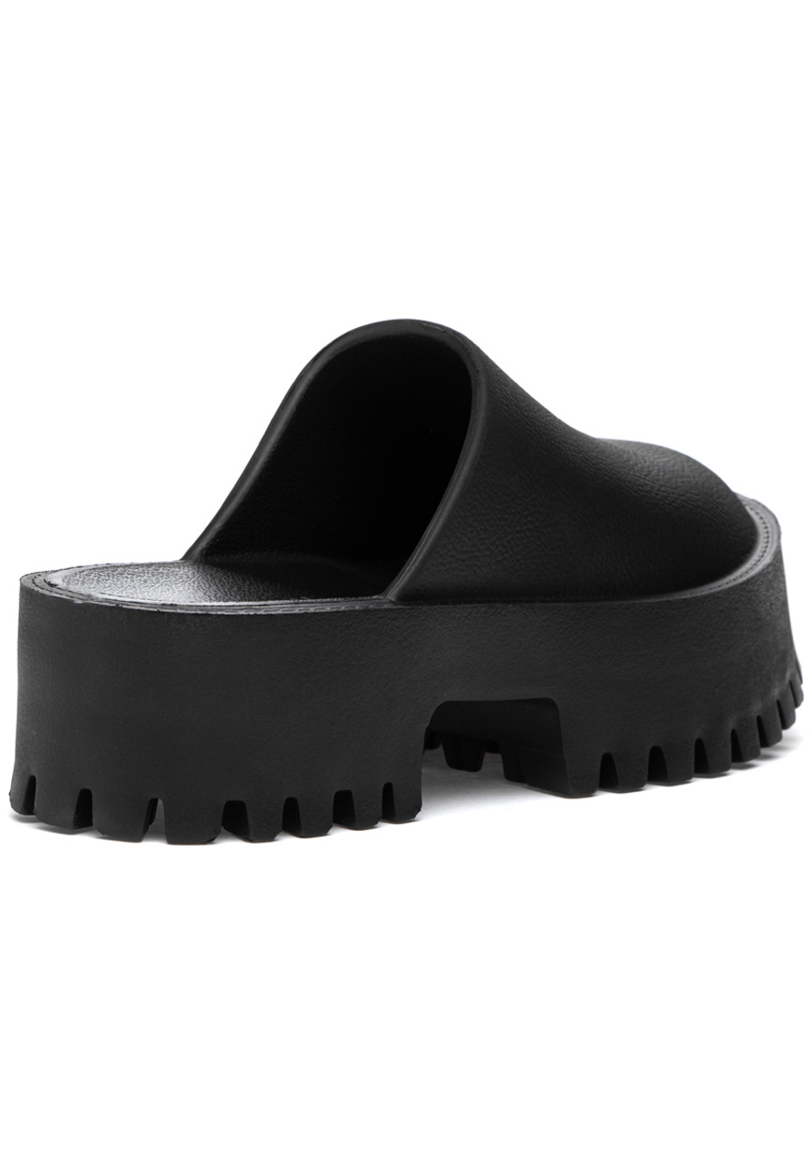 Jeffrey Campbell Clogge Mule Black Rubber