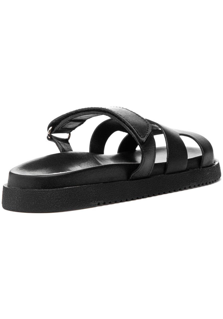 Steve Madden Mayven Sandal Black Leather