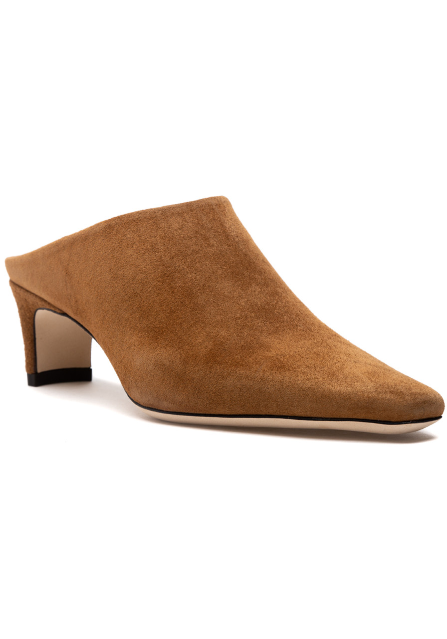 Wally Mule Tan Suede