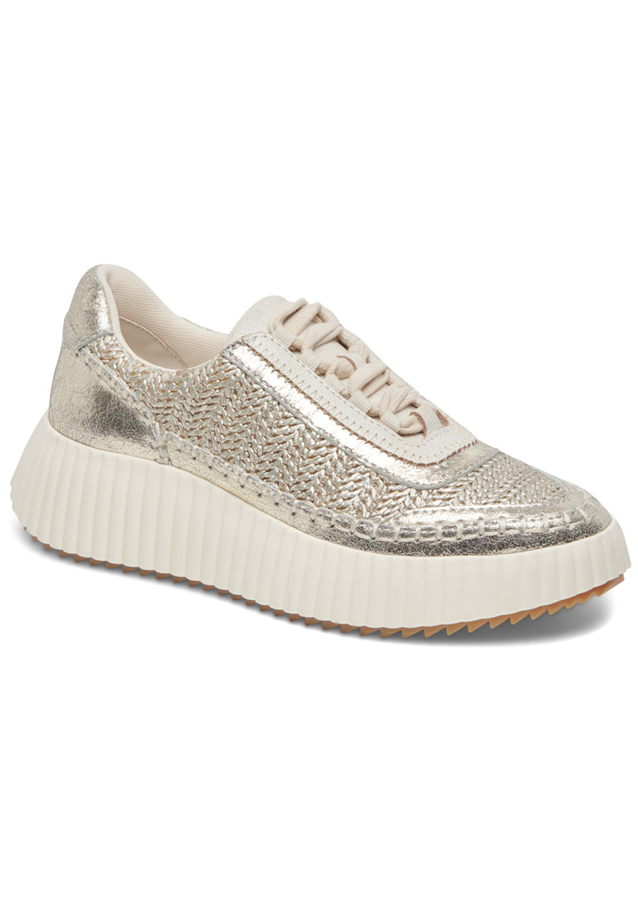 Dolce Vita Dolen Sneaker Gold Knit