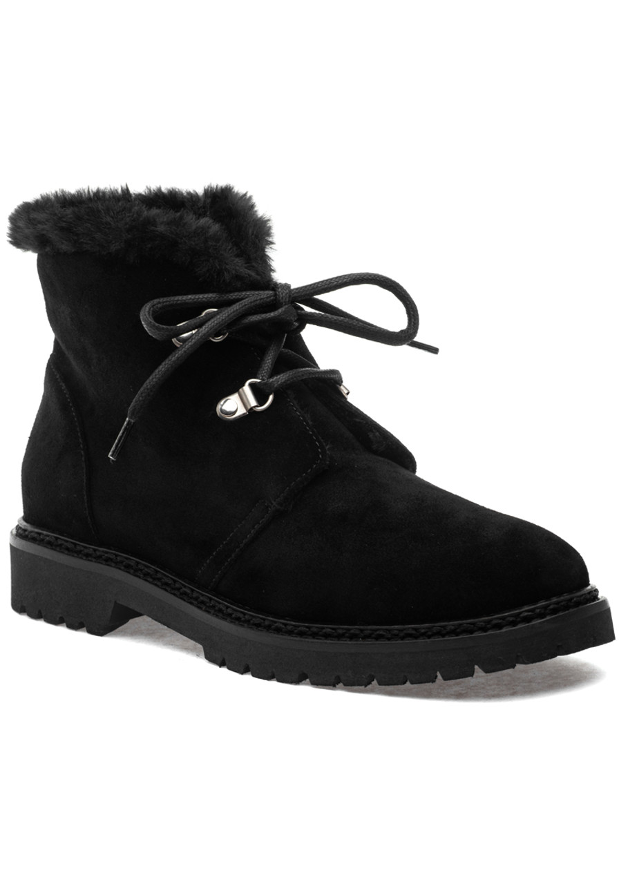 Aquatalia Madelina Boot Black Suede