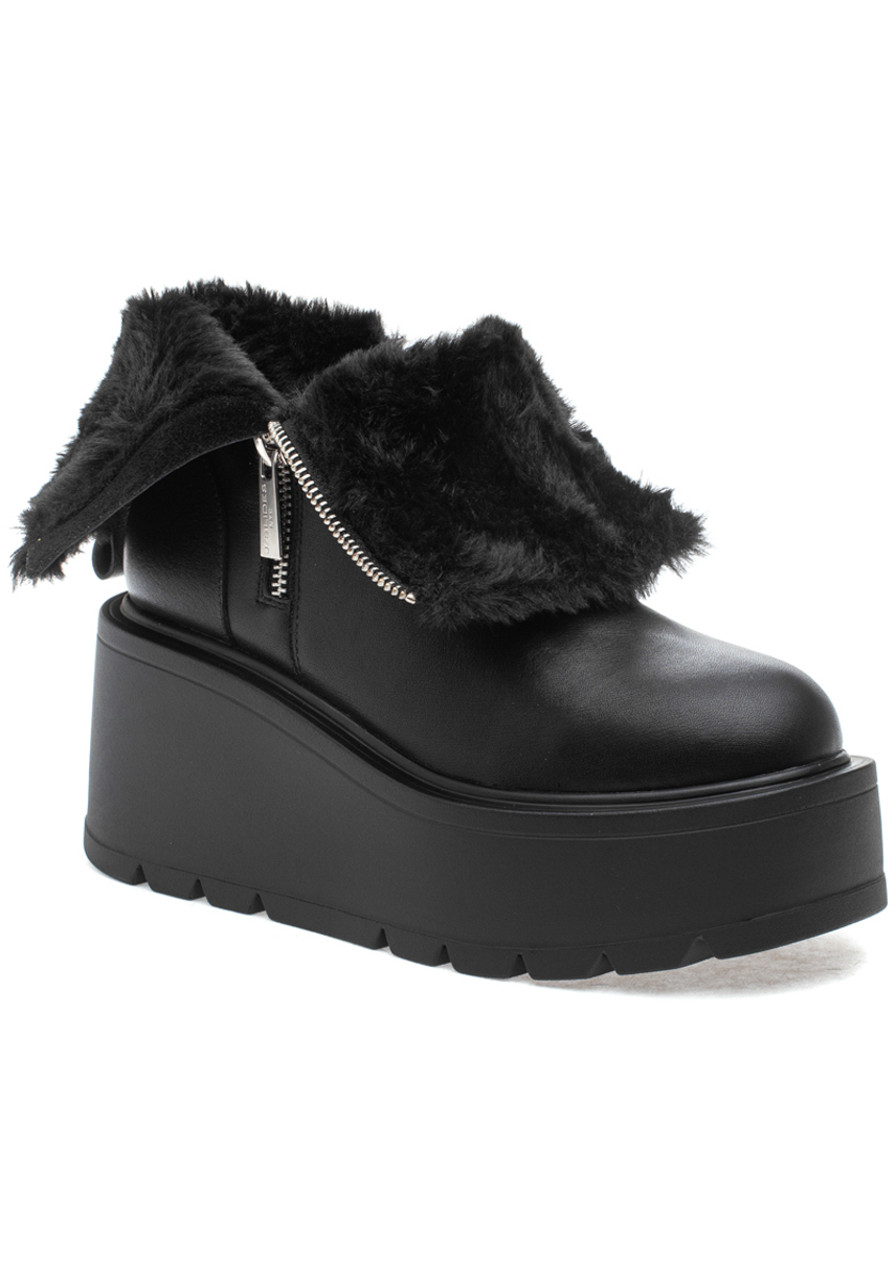 J/Slides Vapor Boot Black Leather