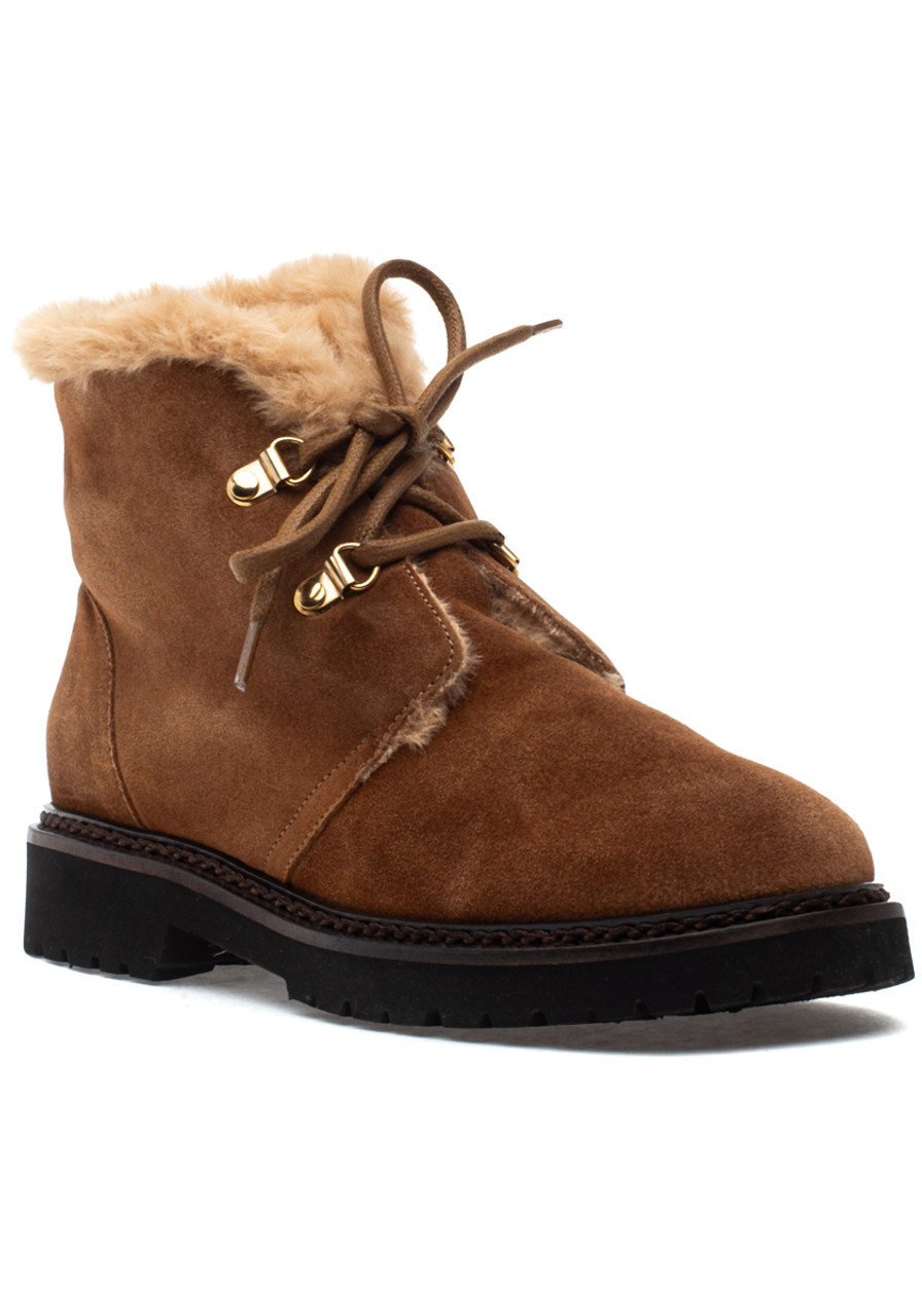 Aquatalia Madelina Boot Whiskey Suede