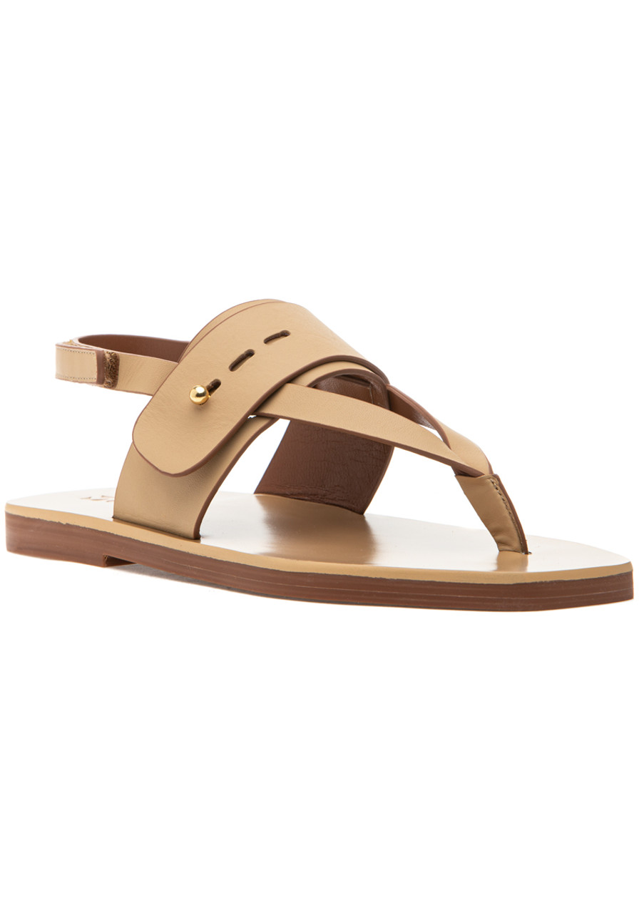 Mercedes Castillo Adria Sandal Affogato Leather